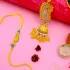 Radiant Sunshine Golden Latkan Rakhi Duo