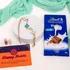 Elegant Bracelet Rakhi with Lindt Milk Chocolate Bar