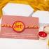 Heartfelt Sibling Bond Embroidered Rakhi