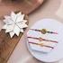 Divine Blessings Rakhi Set with Kaju Katli 1