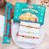 Luxe Rakhi Trio & Sweets Delight Combo