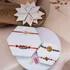 Luxurious Rakhi Set of Four with Kaju Katli Bliss