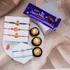 Divine Blessings & Protection Rakhi Set with Chocolates