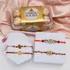 Deluxe Rakhi Quartet with Ferrero Rocher