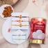 Divine Blessings Rakhi Gift Set with Sweet Treats
