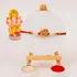 Divine Ganesha Blessings Rakhi and Nutty Delights Combo