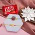 Elegant Yellow Stone & Playful Tom-Jerry Rakhi Combo with KitKat & Kaju Katli
