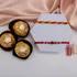 Divine Protection Rakhi Set with Ferrero Rocher