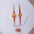 Sacred Ganesha Rakhi Duo - Divine Blessings Set