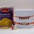 Elegant Harmony Rakhi Set with Royal Rajbhog