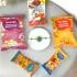 Personalized Resin Rakhi and Snack Delight Pack