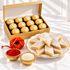 Gold Box Ferrero Rocher Chocolates with Fresh Kaju Katli