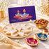 Kaju Katli, Almonds & Diyas Gift Combo
